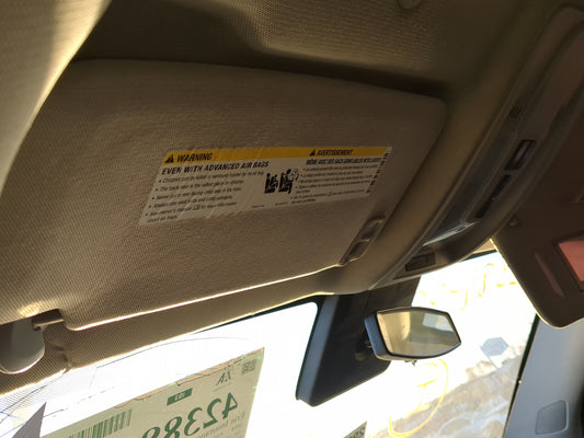 2010-2017 Chevrolet Equinox Sun Visor Shade Replacement Driver Left Mirror Fits Fits 2010 2011 2012 2013 2014 2015 2016 2017