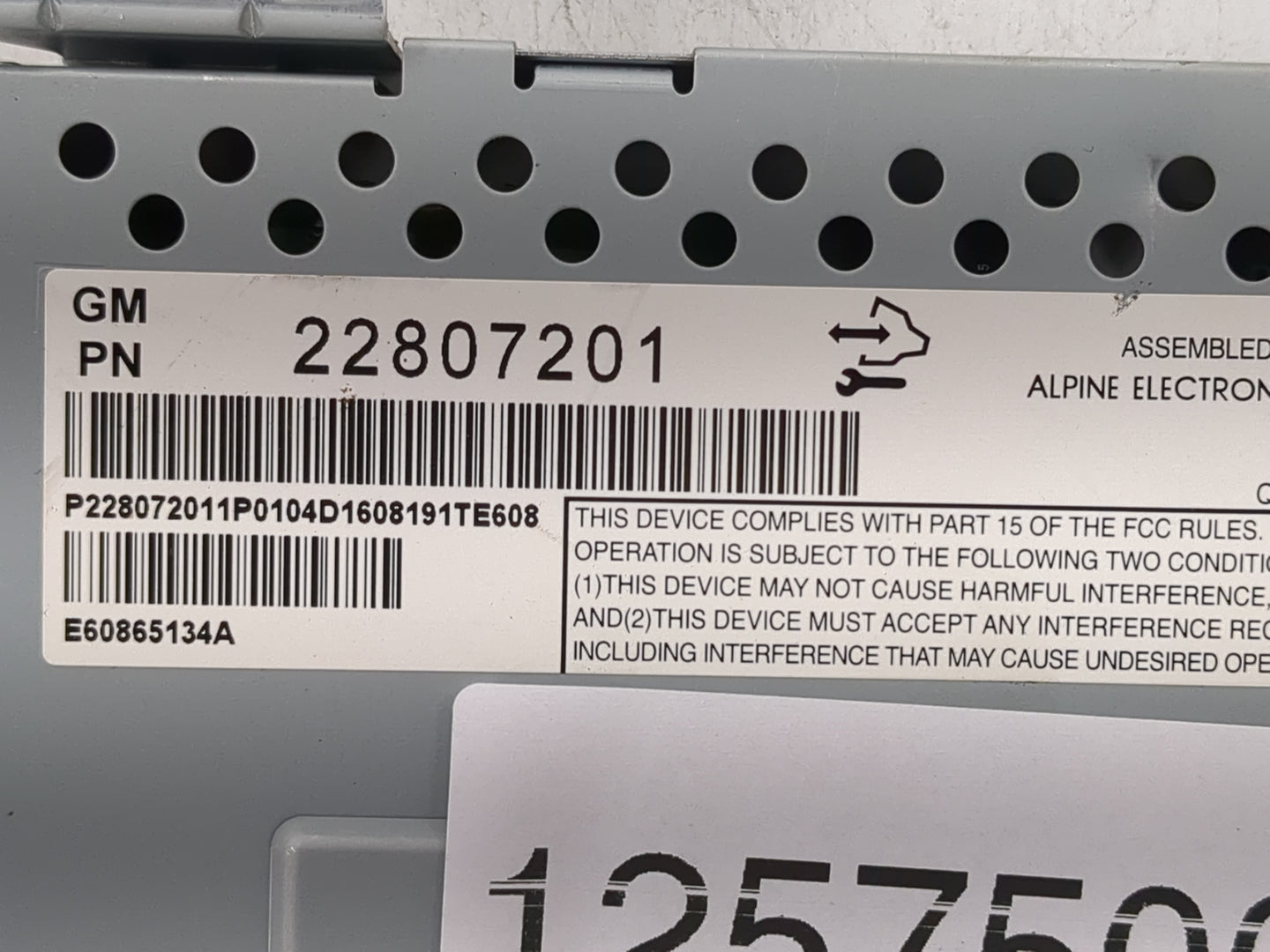 2012-2017 Chevrolet Equinox Information Display Screen - Oemusedautoparts1.com