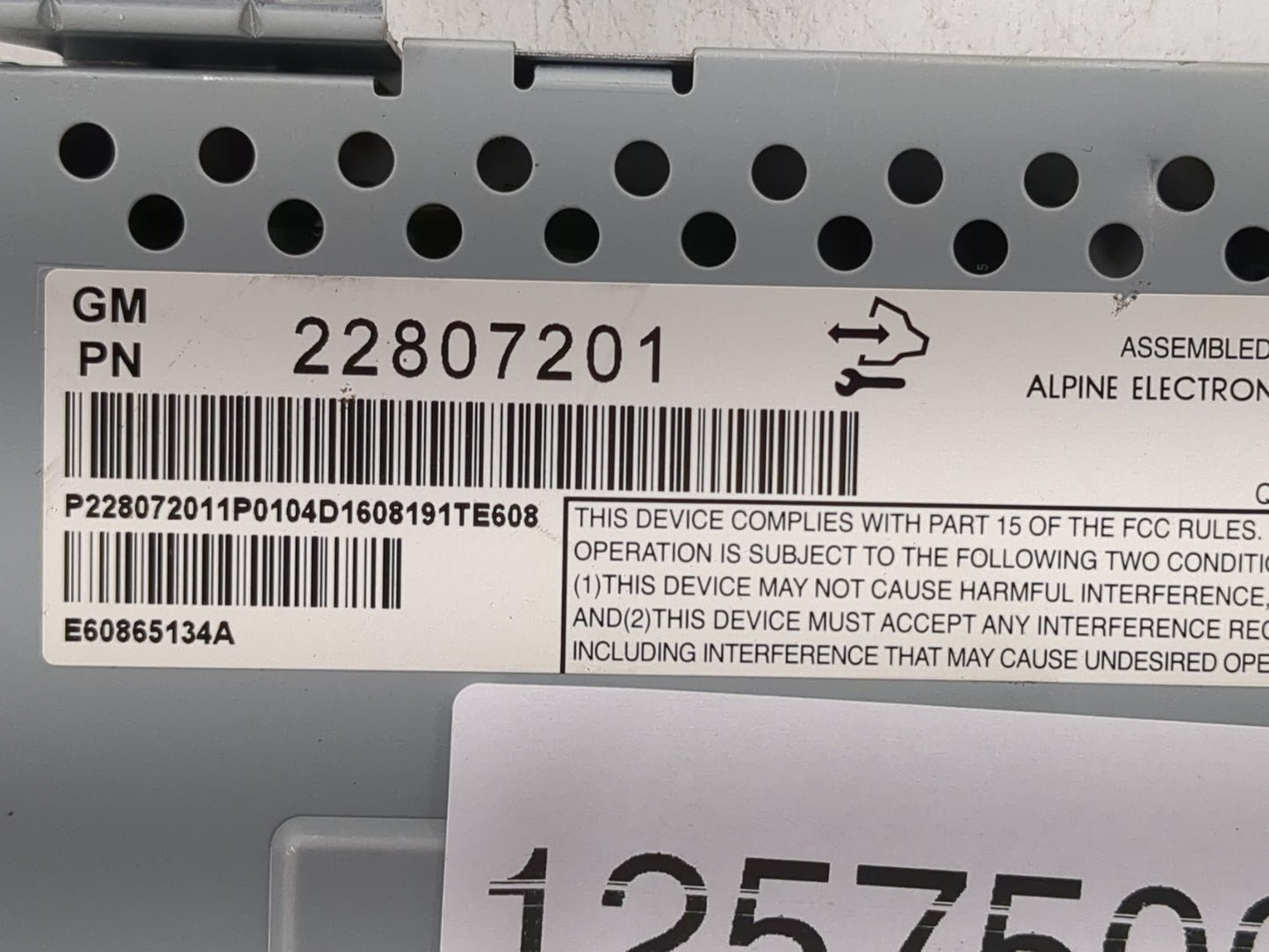 2012-2017 Chevrolet Equinox Information Display Screen - Oemusedautoparts1.com