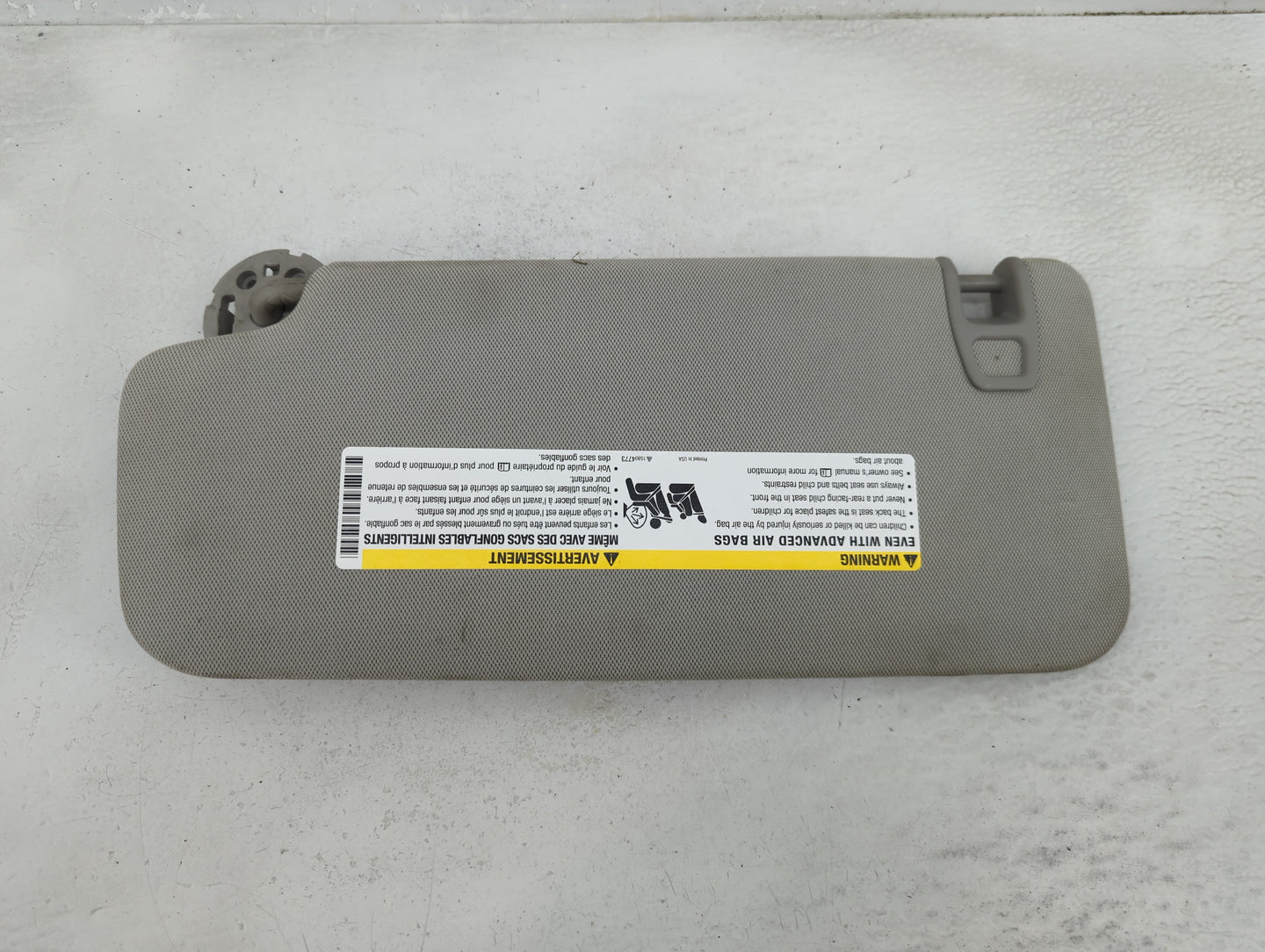 2010-2017 Chevrolet Equinox Sun Visor Shade Replacement Passenger Right Mirror Fits Fits 2010 2011 2012 2013 2014 2015 2016 