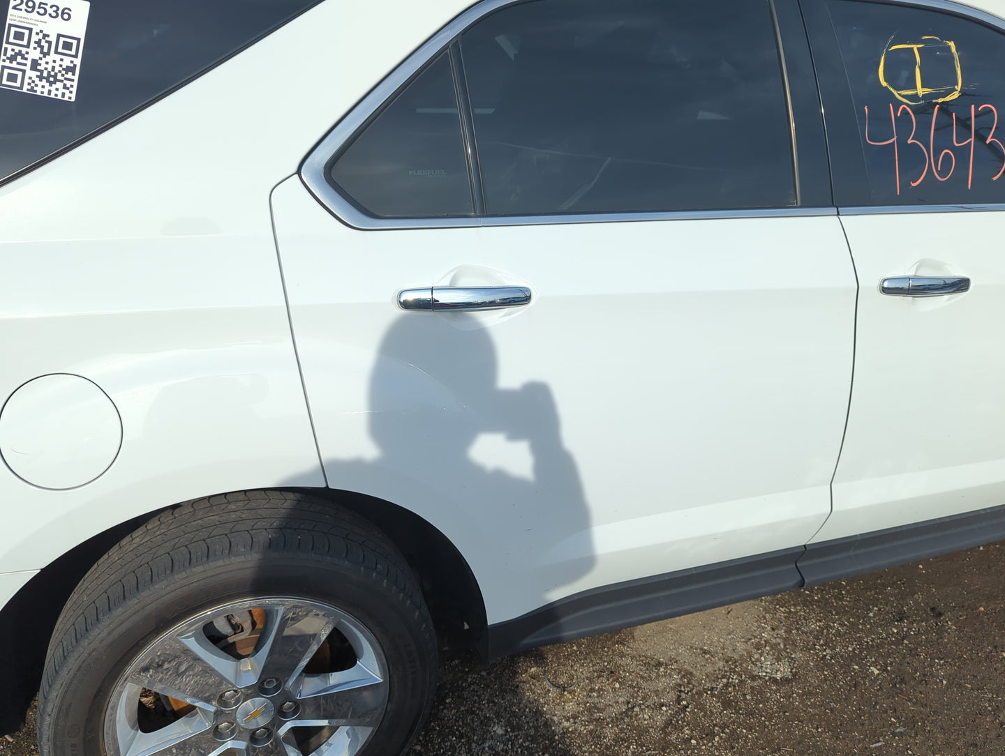 2012-2017 Chevrolet Equinox Passenger Rear Door Oem 1296582 - Oemusedautoparts1.com