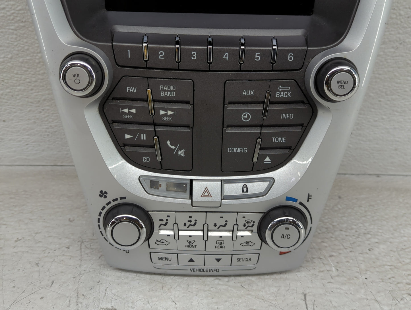 2012-2015 Chevrolet Equinox Radio Control Panel - Oemusedautoparts1.com