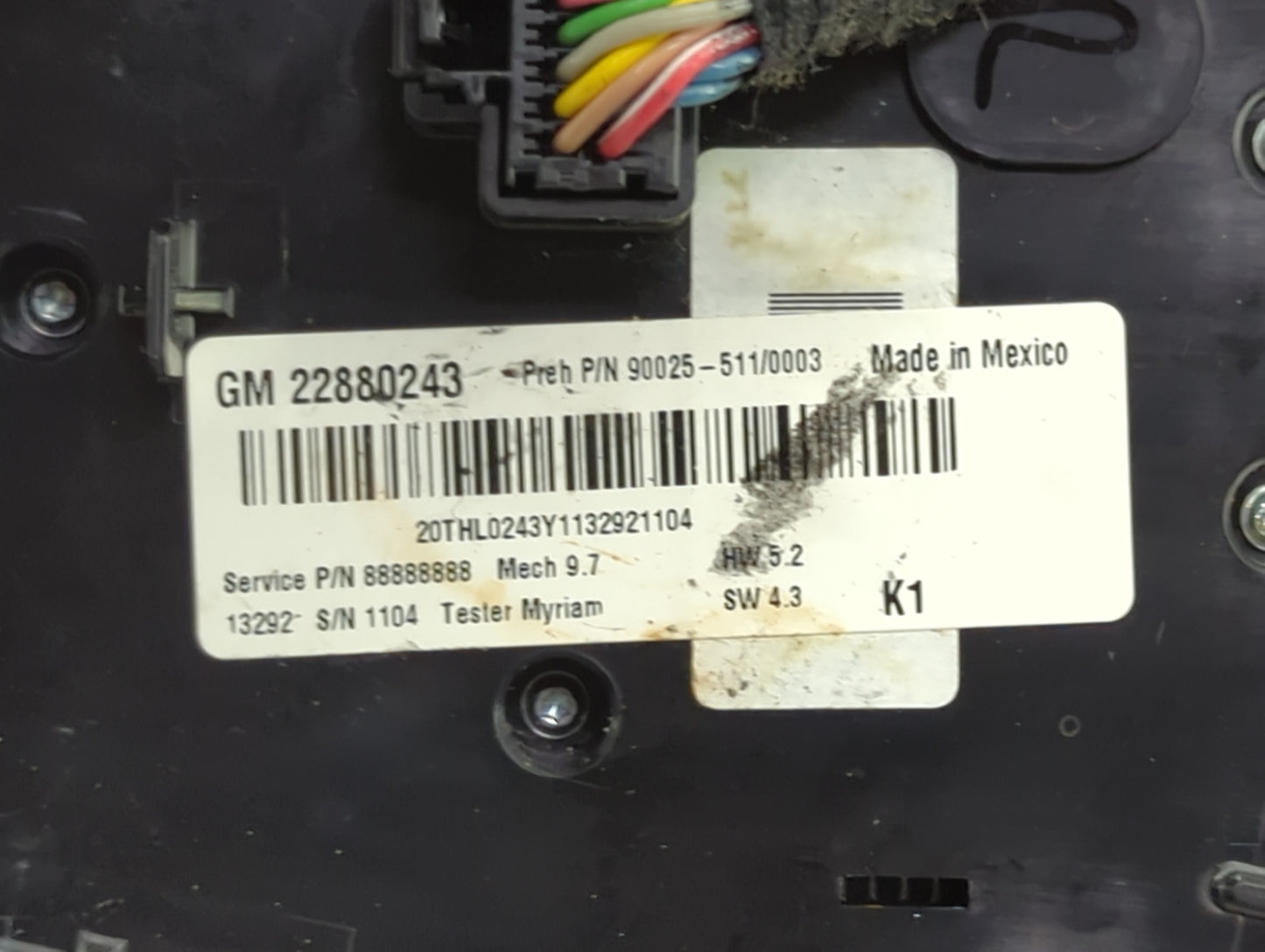 2012-2015 Chevrolet Equinox Radio Control Panel - Oemusedautoparts1.com