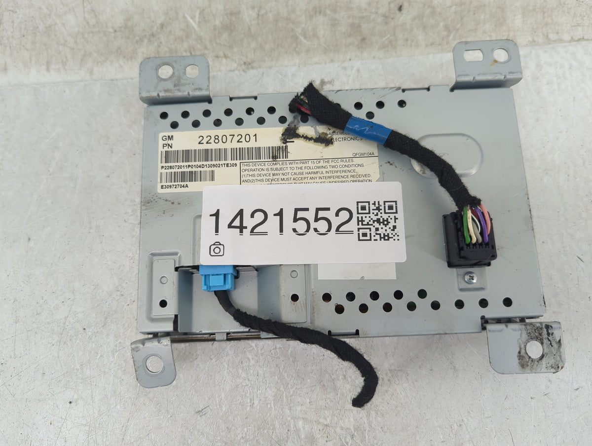 2012-2017 Chevrolet Equinox Information Radio Display Screen 1421552 - Oemusedautoparts1.com