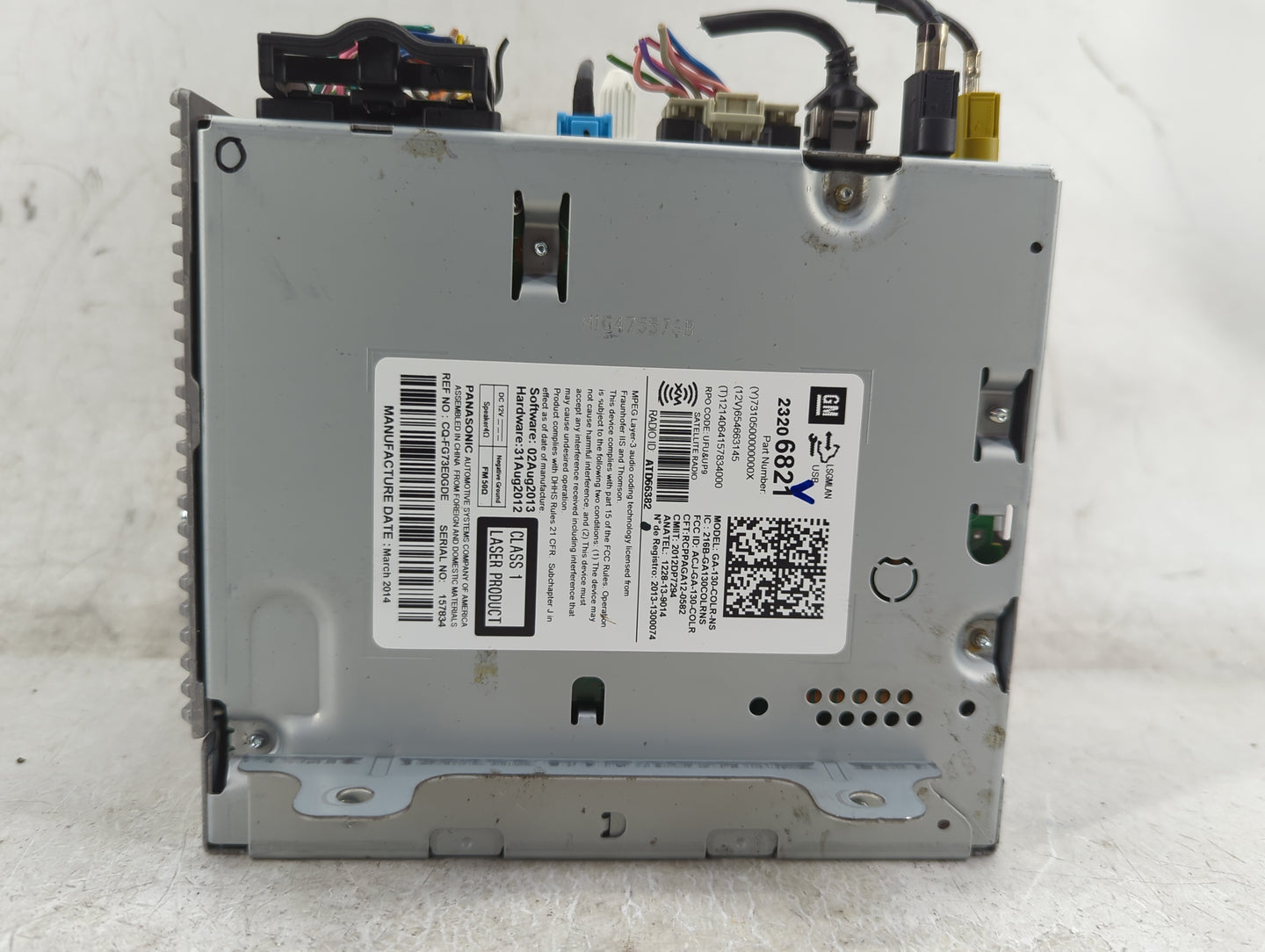 2014 Chevrolet Equinox Radio AM FM Cd Player Receiver Replacement P/N:23206821 Fits OEM Used Auto Parts - Oemusedautoparts1.