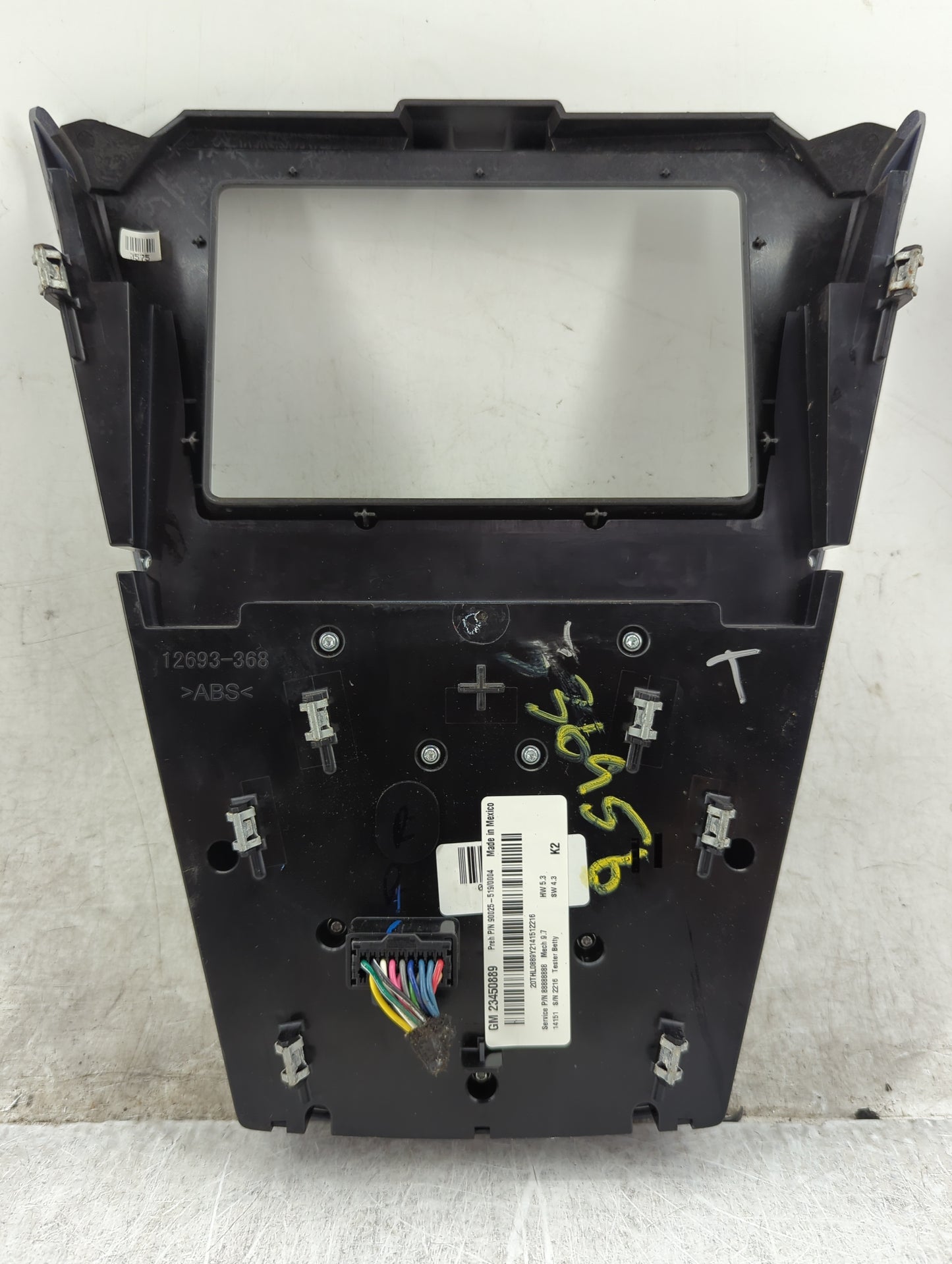 2012-2015 Chevrolet Equinox Radio Control Panel Silver - Oemusedautoparts1.com