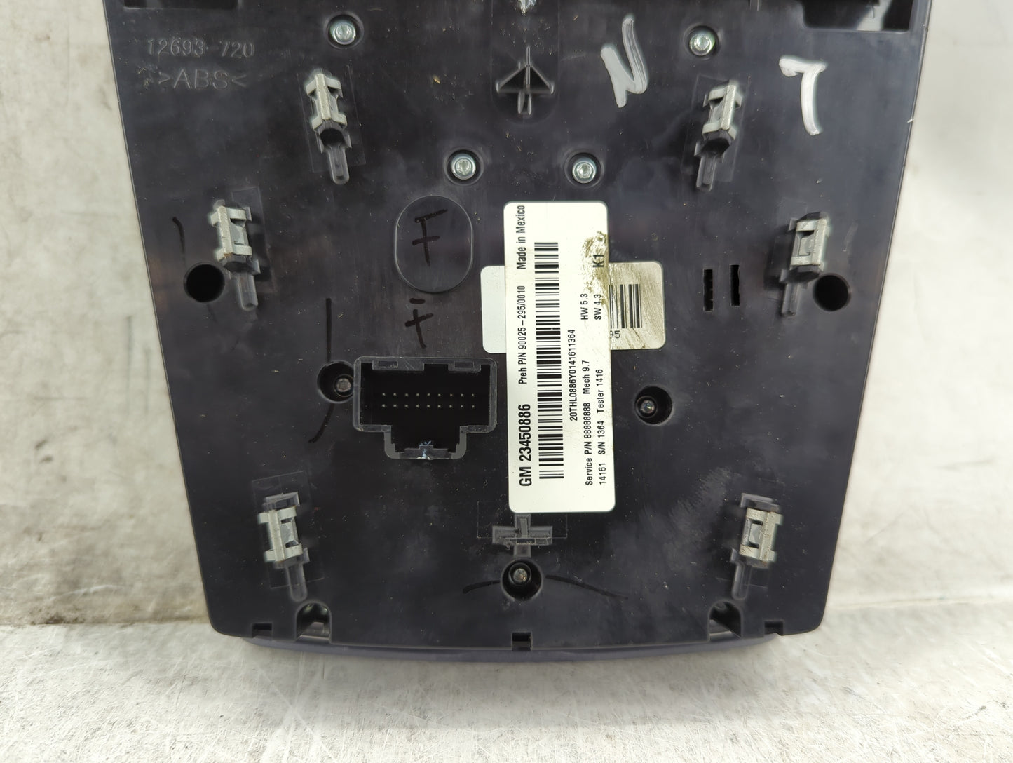 2012-2015 Chevrolet Equinox Radio Control Panel - Oemusedautoparts1.com