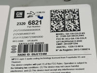 2014 Chevrolet Equinox Radio AM FM Cd Player Receiver Replacement P/N:23206821 GA-130-COLR-NS, ACJ-GA-130-COLR Fits OEM Used