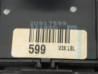 2010-2017 Chevrolet Equinox Master Power Window Switch Replacement Driver Side Left P/N:20917599 331480 Fits OEM Used Auto P