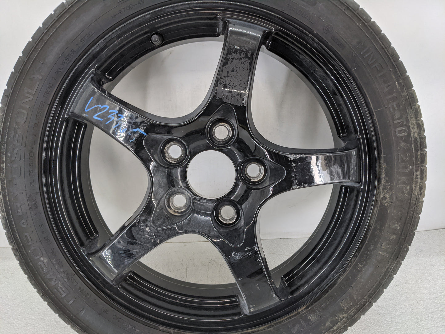 2014-2014 Chevrolet Equinox Spare Donut Tire Wheel Rim Oem 1455304 - Oemusedautoparts1.com