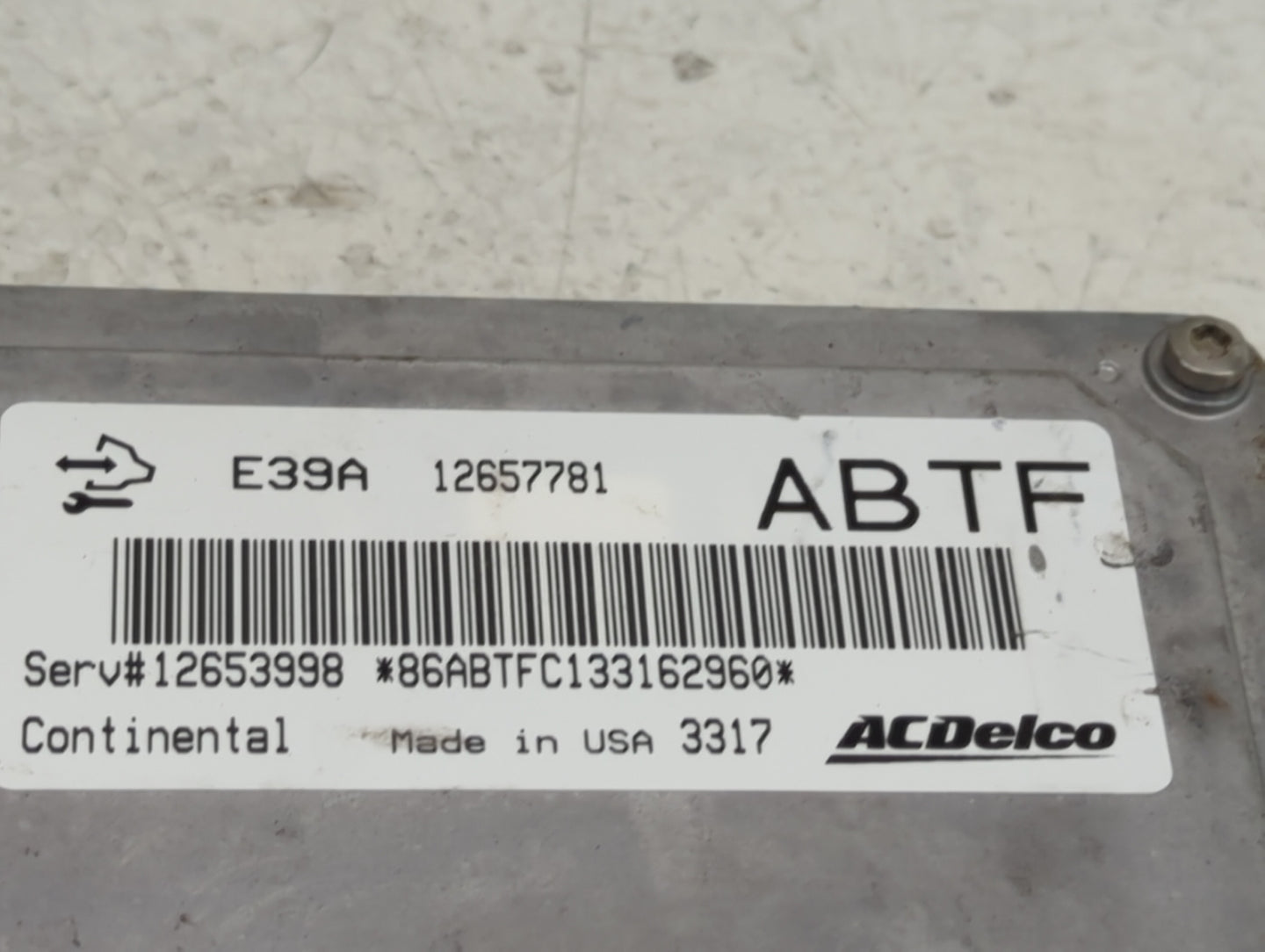 2013-2016 Chevrolet Equinox PCM Engine Control Computer ECU ECM PCU OEM P/N:12657781 12653998 Fits Fits 2013 2014 2015 2016 