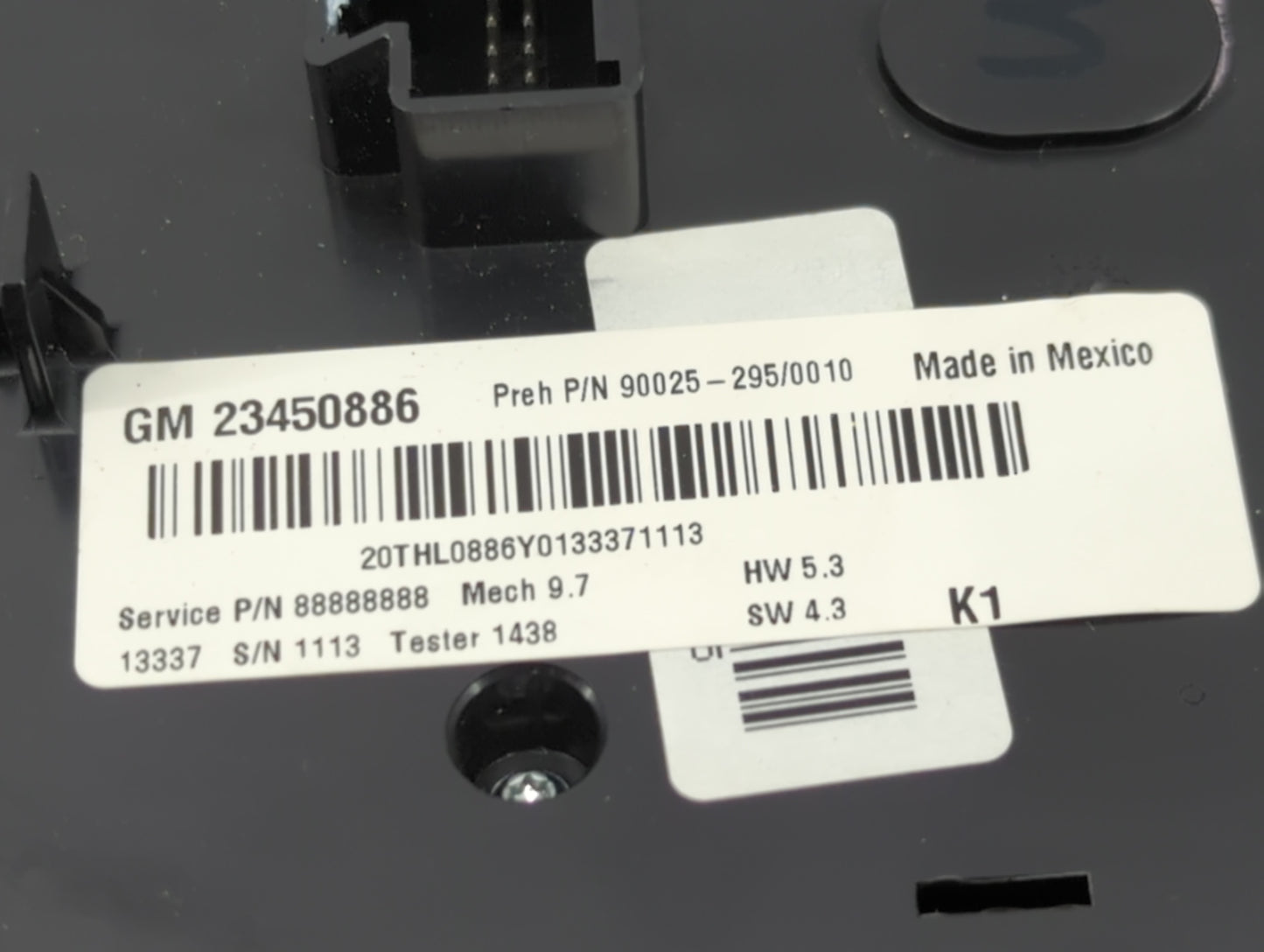 2012-2015 Chevrolet Equinox Radio Control Panel Silver 1469185 - Oemusedautoparts1.com