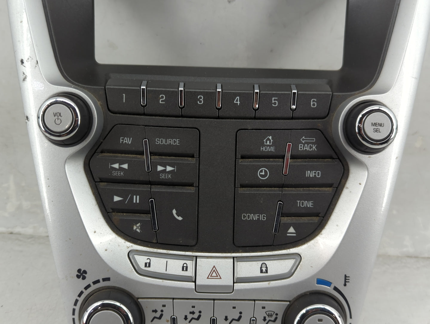 2015 Chevrolet Equinox Radio AM FM Cd Player Receiver Replacement P/N:23450883 90025-511/0004, 88888888 Fits Fits 2014 2016 