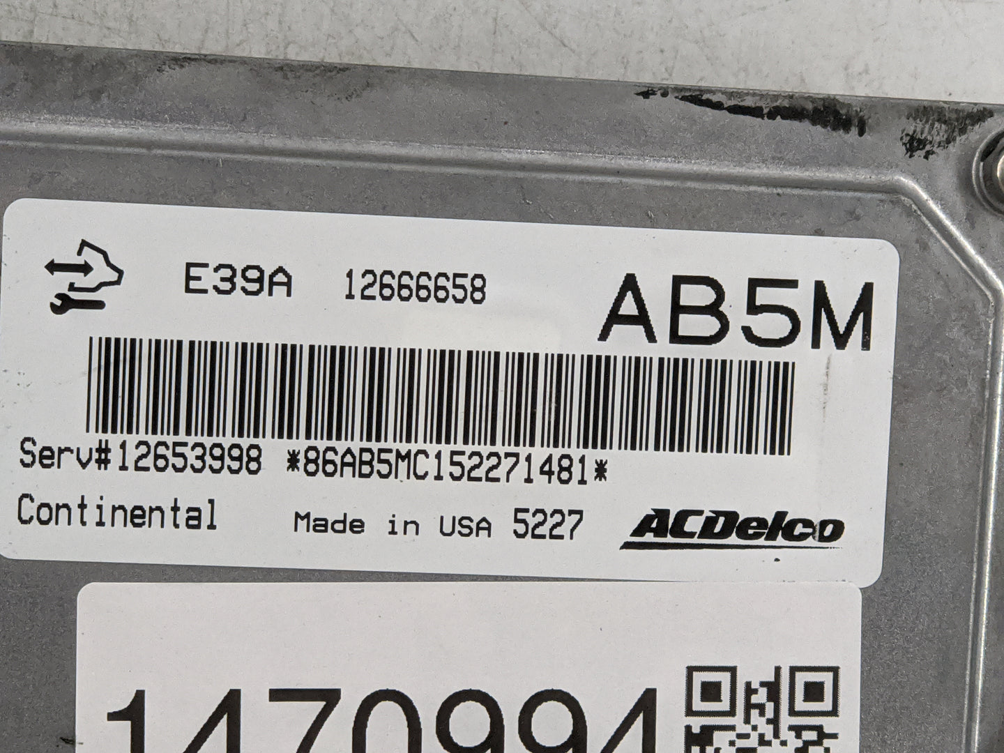 2013-2016 Chevrolet Equinox PCM Engine Control Computer ECU ECM PCU OEM P/N:12666658 12653998, AB5M Fits Fits 2013 2014 2015