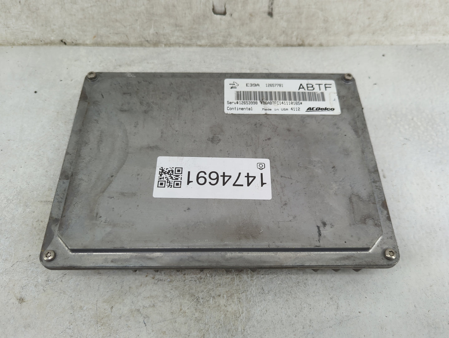 2013-2016 Chevrolet Equinox PCM Engine Control Computer ECU ECM PCU OEM P/N:12657781 12653998 Fits Fits 2013 2014 2015 2016 