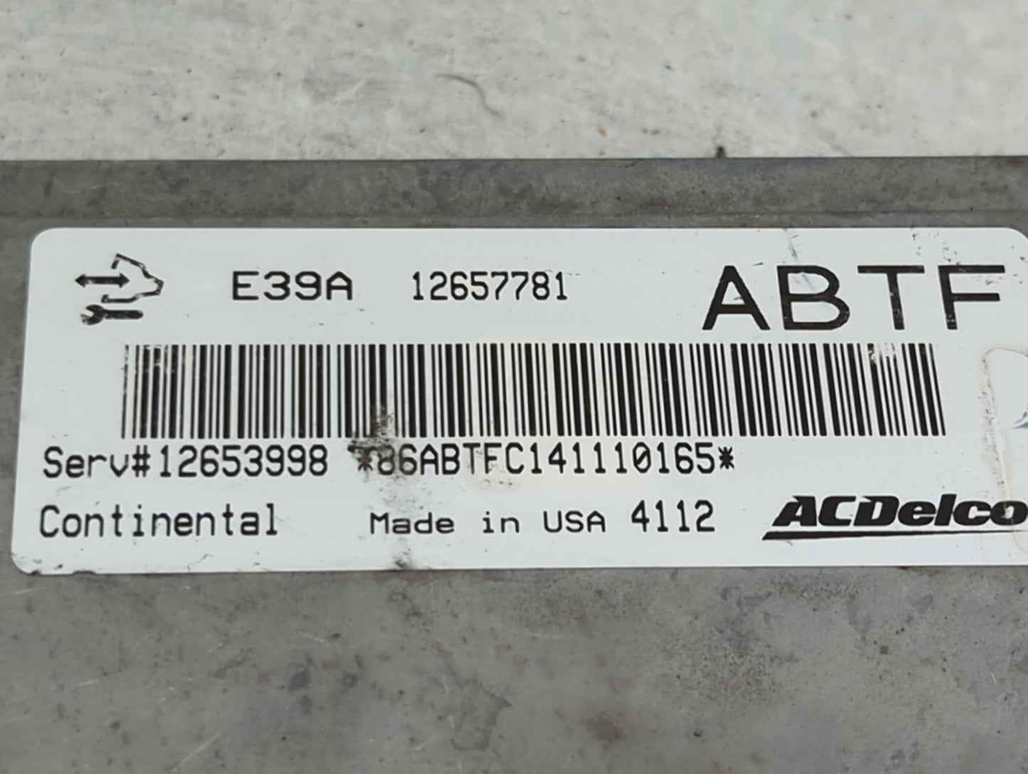 2013-2016 Chevrolet Equinox PCM Engine Control Computer ECU ECM PCU OEM P/N:12657781 12653998 Fits Fits 2013 2014 2015 2016 