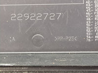 2013-2016 Chevrolet Equinox Fusebox Fuse Box Panel Relay Module P/N:22922727 Fits Fits 2013 2014 2015 2016 OEM Used Auto Par