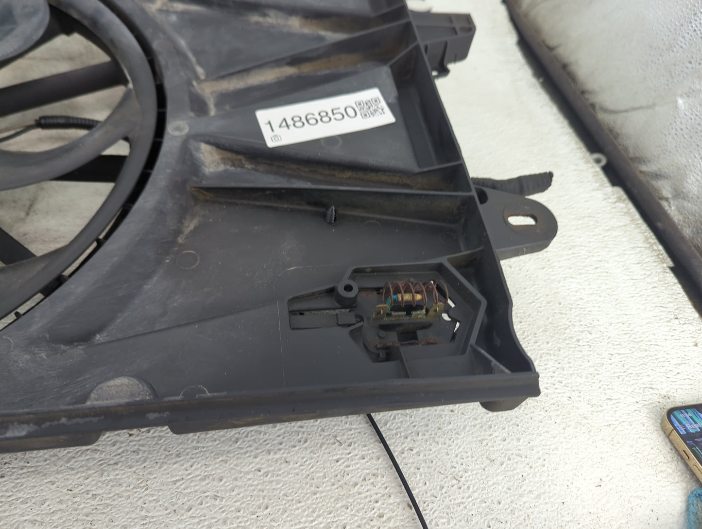 2010-2017 Chevrolet Equinox Electric Radiator Cooling Fan Motor Assembly P/N:22980440 121113-01-05B0 Fits OEM Used Auto Part