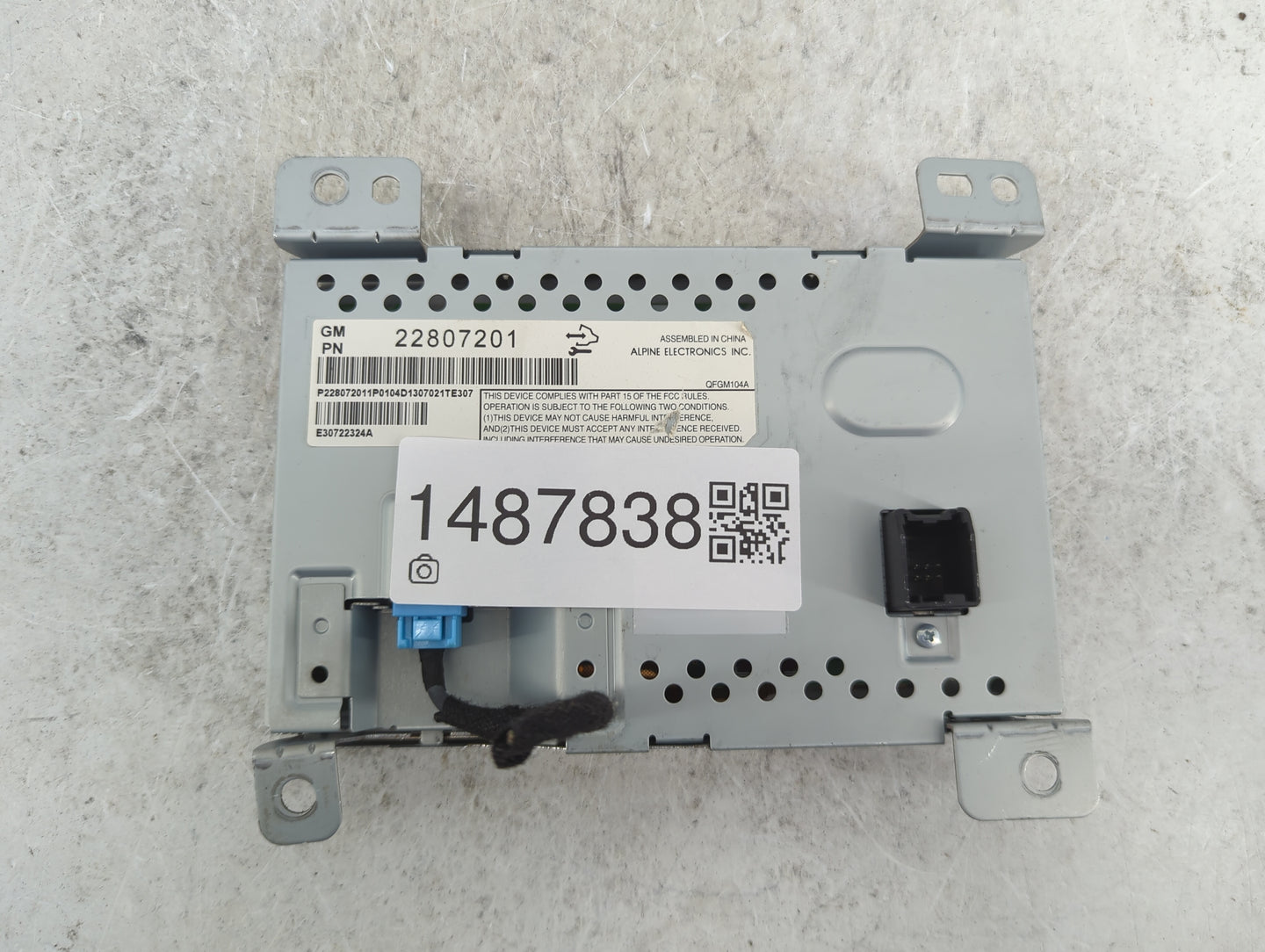 2012-2017 Chevrolet Equinox Information Display Screen 1487838 - Oemusedautoparts1.com