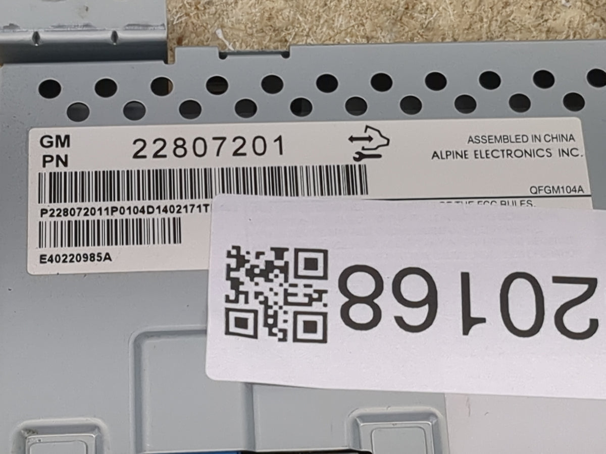 2012-2017 Chevrolet Equinox Information Radio Display Screen 1520168 - Oemusedautoparts1.com