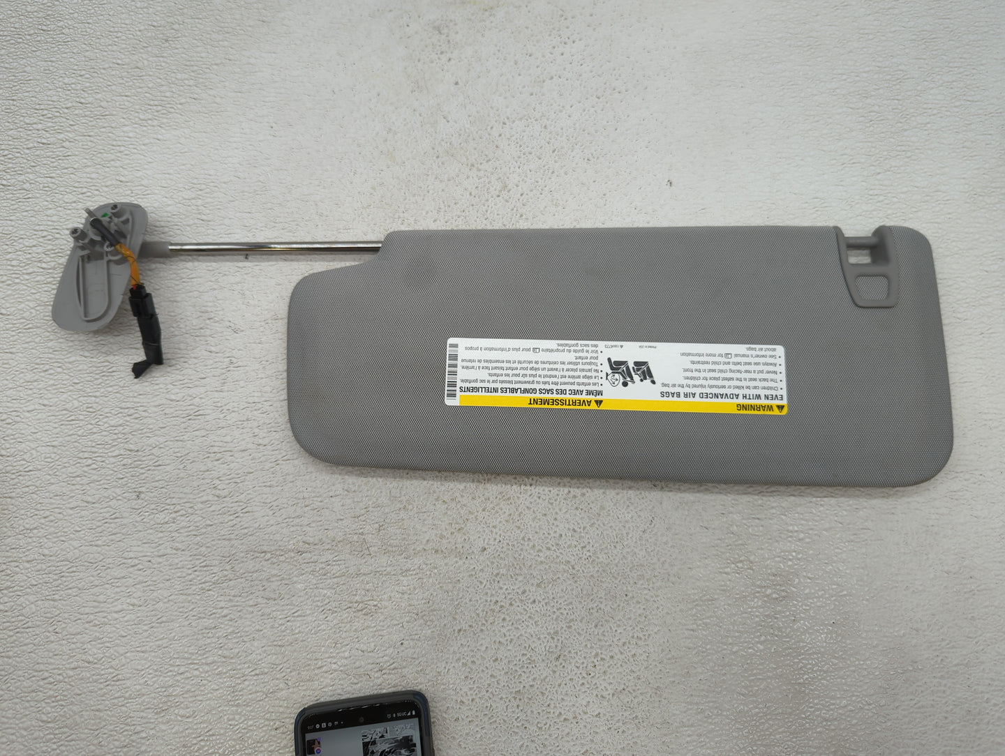 2010-2017 Chevrolet Equinox Sun Visor Shade Replacement Passenger Right Mirror Fits Fits 2010 2011 2012 2013 2014 2015 2016 