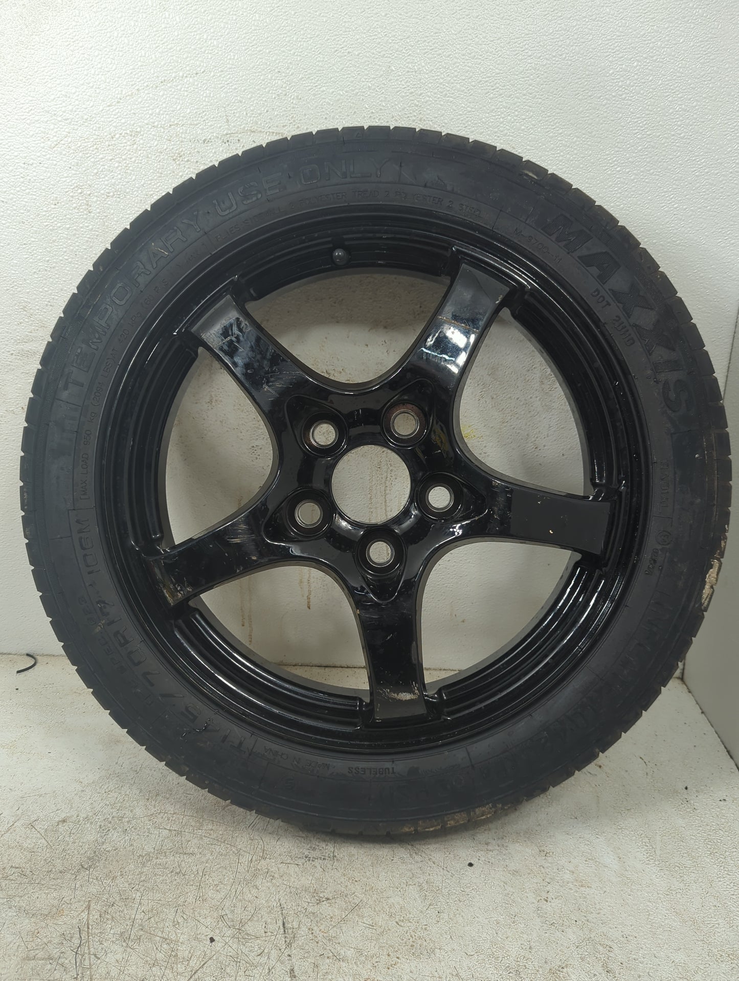 2014 Chevrolet Equinox Spare Donut Tire Wheel Rim Oem 5027426 - Oemusedautoparts1.com