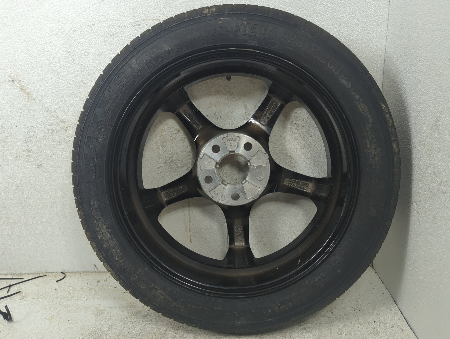 2014 Chevrolet Equinox Spare Donut Tire Wheel Rim Oem 5027426 - Oemusedautoparts1.com
