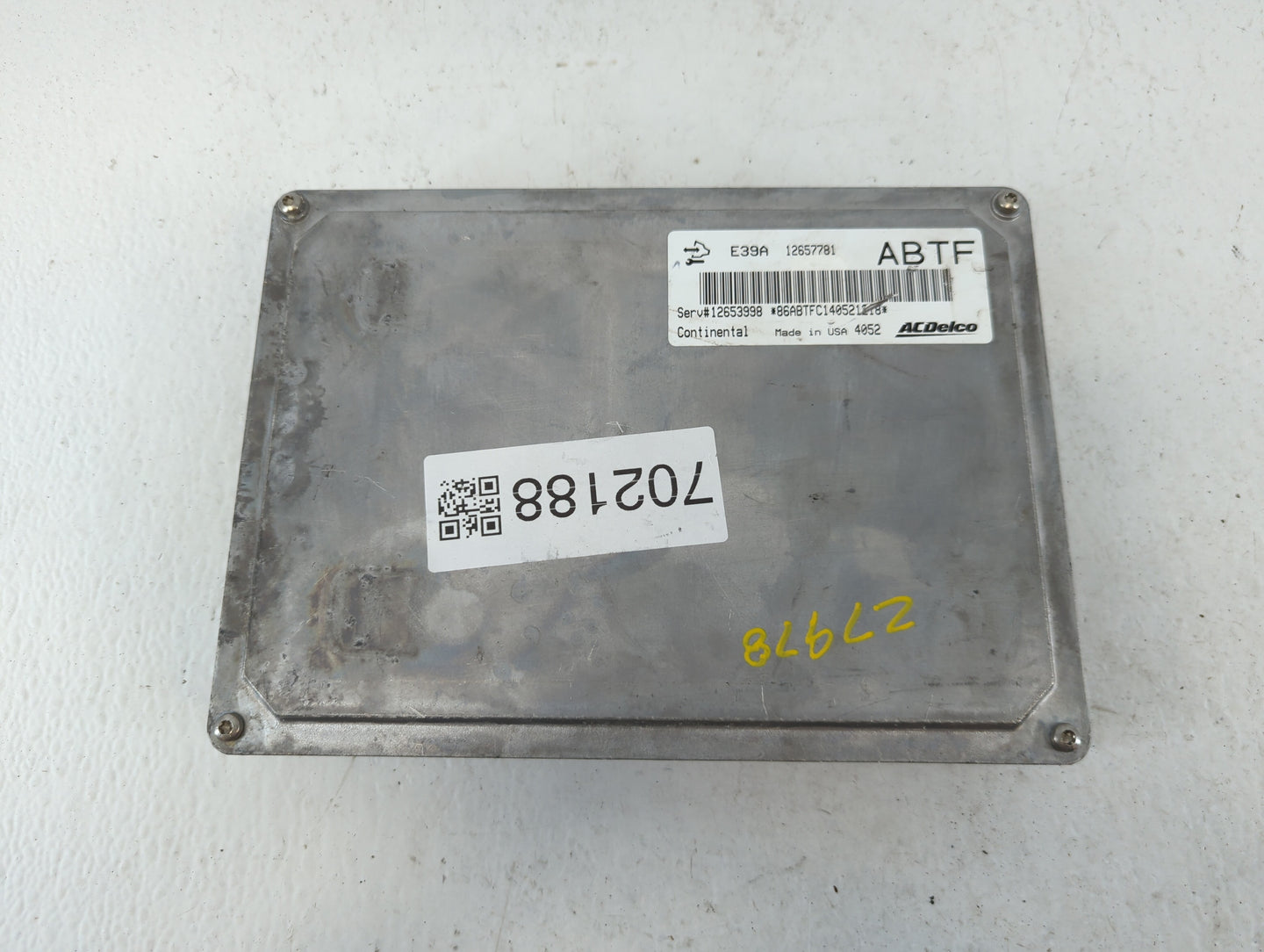 2013-2016 Chevrolet Equinox PCM Engine Control Computer ECU ECM PCU OEM P/N:12653998 12657781 Fits Fits 2013 2014 2015 2016 