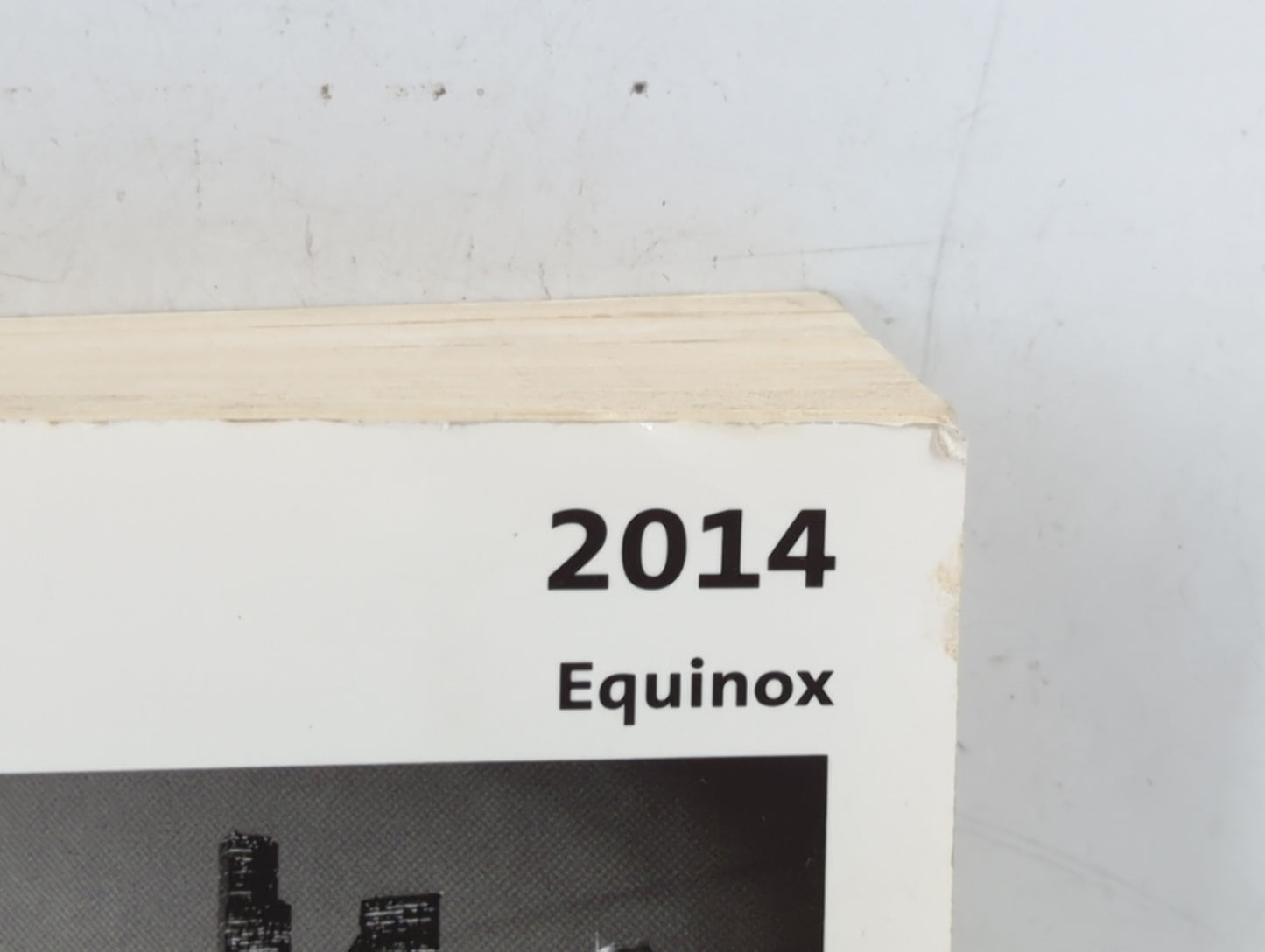 2014 Chevrolet Equinox Owners Manual Book Guide P/N:22852843 B OEM Used Auto Parts - Oemusedautoparts1.com
