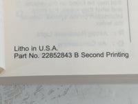 2014 Chevrolet Equinox Owners Manual Book Guide P/N:22852843 B OEM Used Auto Parts - Oemusedautoparts1.com