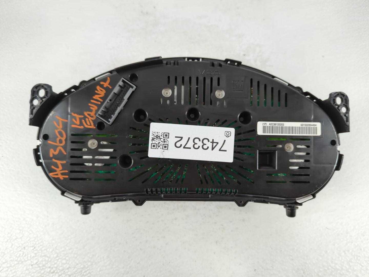 2013-2017 Chevrolet Equinox Instrument Cluster Speedometer Gauges P/N:A2C38135203 Fits Fits 2013 2014 2015 2016 2017 OEM Use