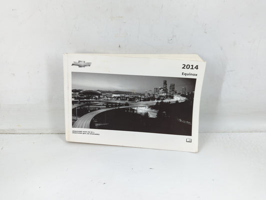 2014 Chevrolet Equinox Owners Manual Book Guide P/N:22852843 A OEM Used Auto Parts - Oemusedautoparts1.com