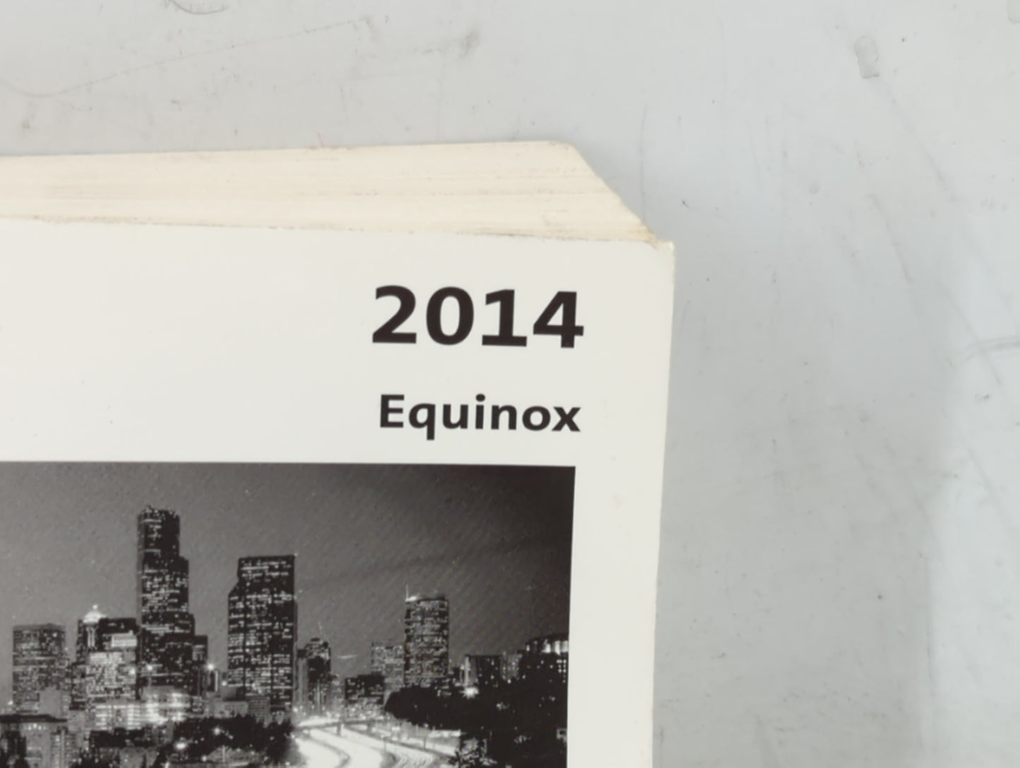 2014 Chevrolet Equinox Owners Manual Book Guide P/N:22852843 A OEM Used Auto Parts - Oemusedautoparts1.com