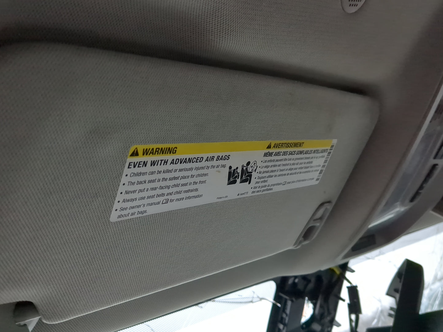 2010-2017 Chevrolet Equinox Sun Visor Shade Replacement Driver Left Mirror Fits Fits 2010 2011 2012 2013 2014 2015 2016 2017