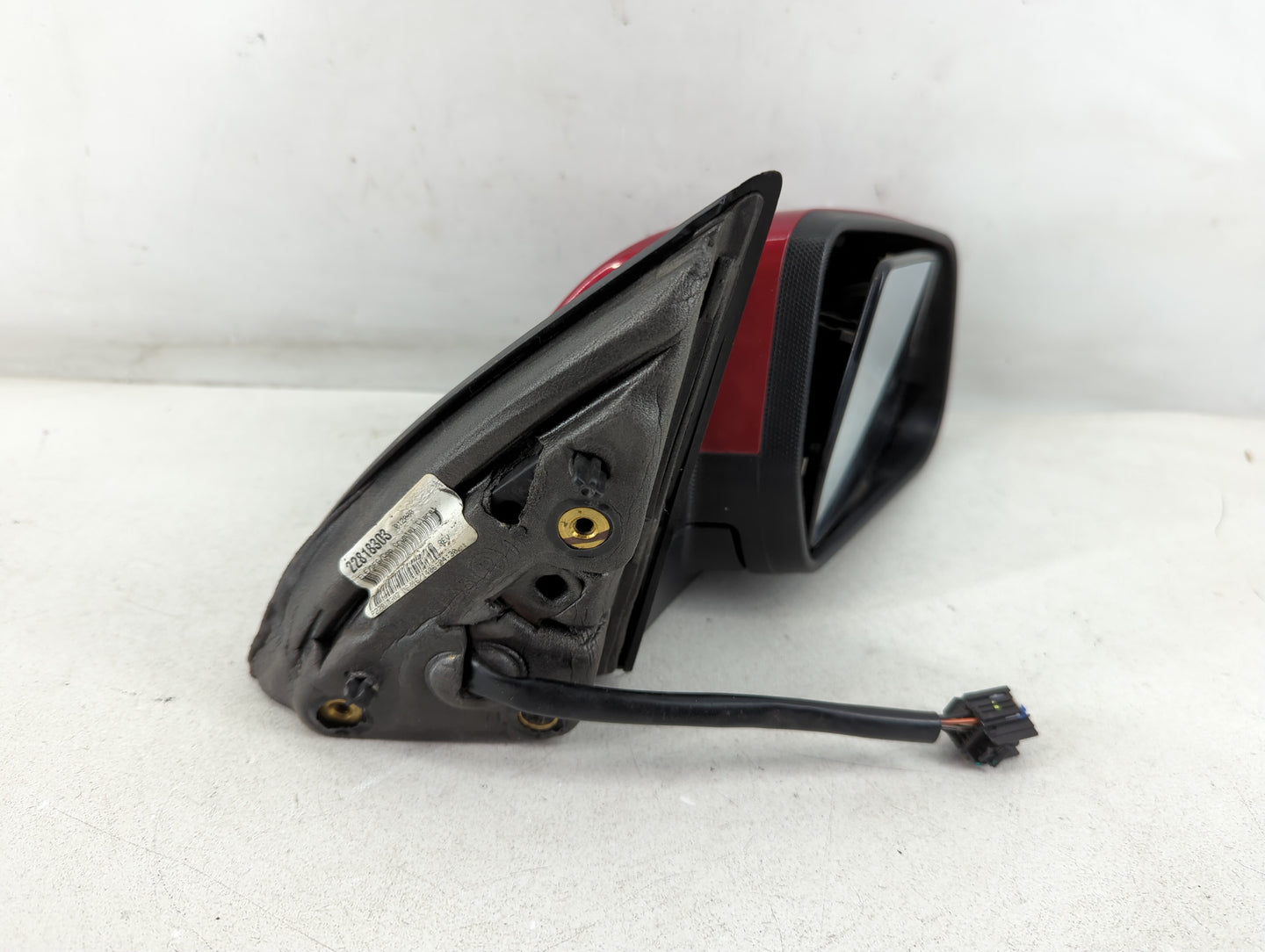 2014 Chevrolet Equinox Passenger Right Side View Manual Door Mirror Red - Oemusedautoparts1.com