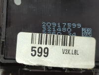 2010-2017 Chevrolet Equinox Master Power Window Switch Replacement Driver Side Left P/N:20917599 Fits OEM Used Auto Parts - 