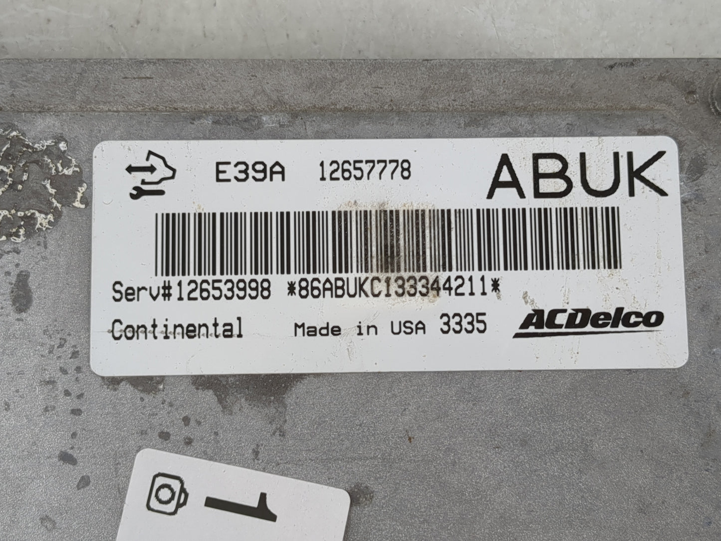 2014-2016 Chevrolet Impala PCM Engine Control Computer ECU ECM PCU OEM P/N:12657778 Fits Fits 2013 2014 2015 2016 OEM Used A