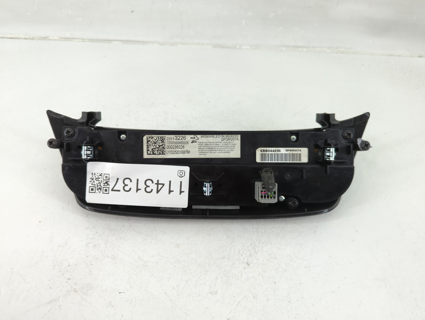 2014 Chevrolet Impala Climate Control Module Temperature AC/Heater Replacement P/N:23113226 Fits OEM Used Auto Parts - Oemus
