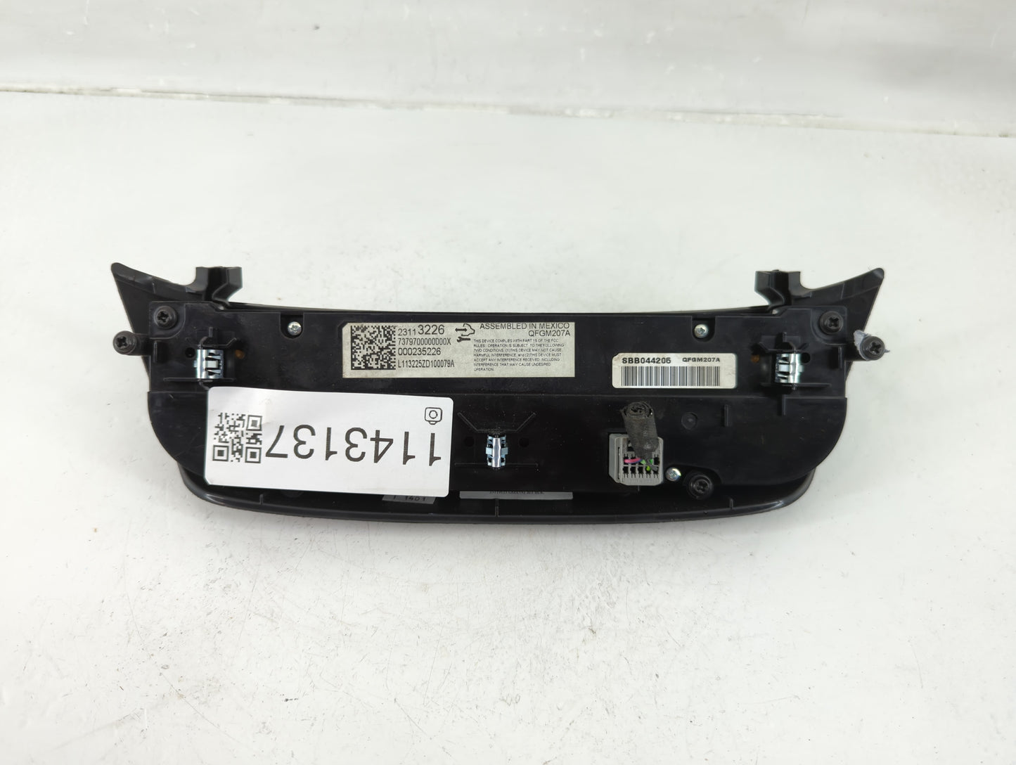 2014 Chevrolet Impala Climate Control Module Temperature AC/Heater Replacement P/N:23113226 Fits OEM Used Auto Parts - Oemus