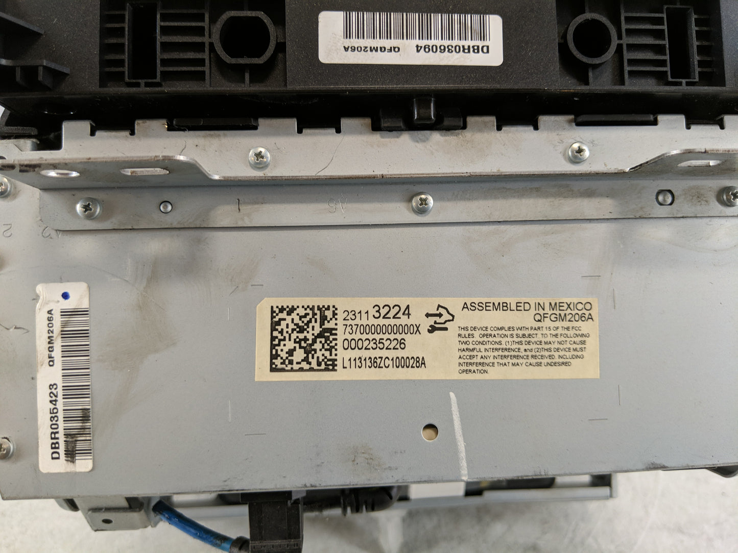 2014 Chevrolet Impala Radio AM FM Cd Player Receiver Replacement P/N:23113224 Fits Fits 2013 2015 OEM Used Auto Parts - Oemu