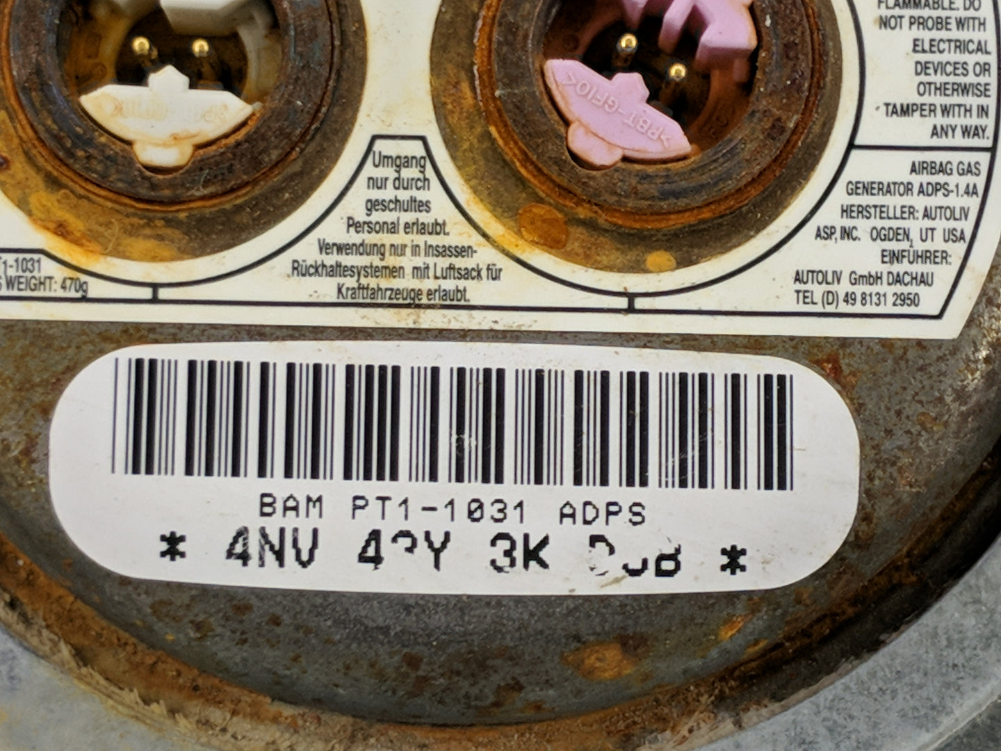 2014-2016 Chevrolet Impala Air Bag Driver Left Steering Wheel Mounted - Oemusedautoparts1.com