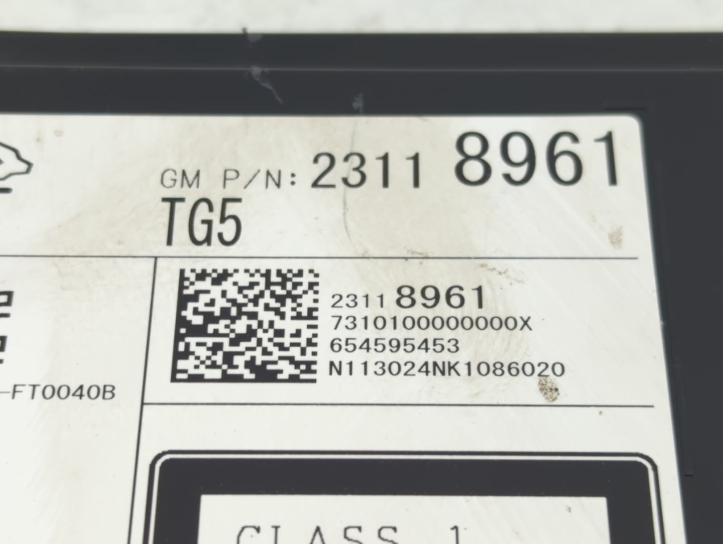 2014 Chevrolet Impala Radio AM FM Cd Player Receiver Replacement P/N:23118961 Fits Fits 2015 OEM Used Auto Parts - Oemusedau