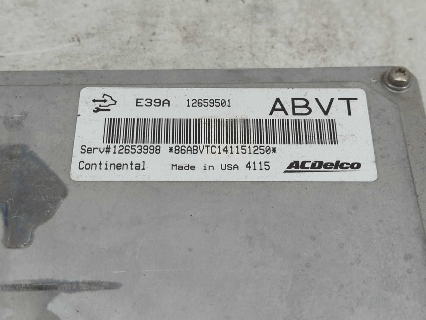 2012-2016 Chevrolet Impala PCM Engine Control Computer ECU ECM PCU OEM P/N:12659501 Fits Fits 2012 2013 2014 2015 2016 OEM U