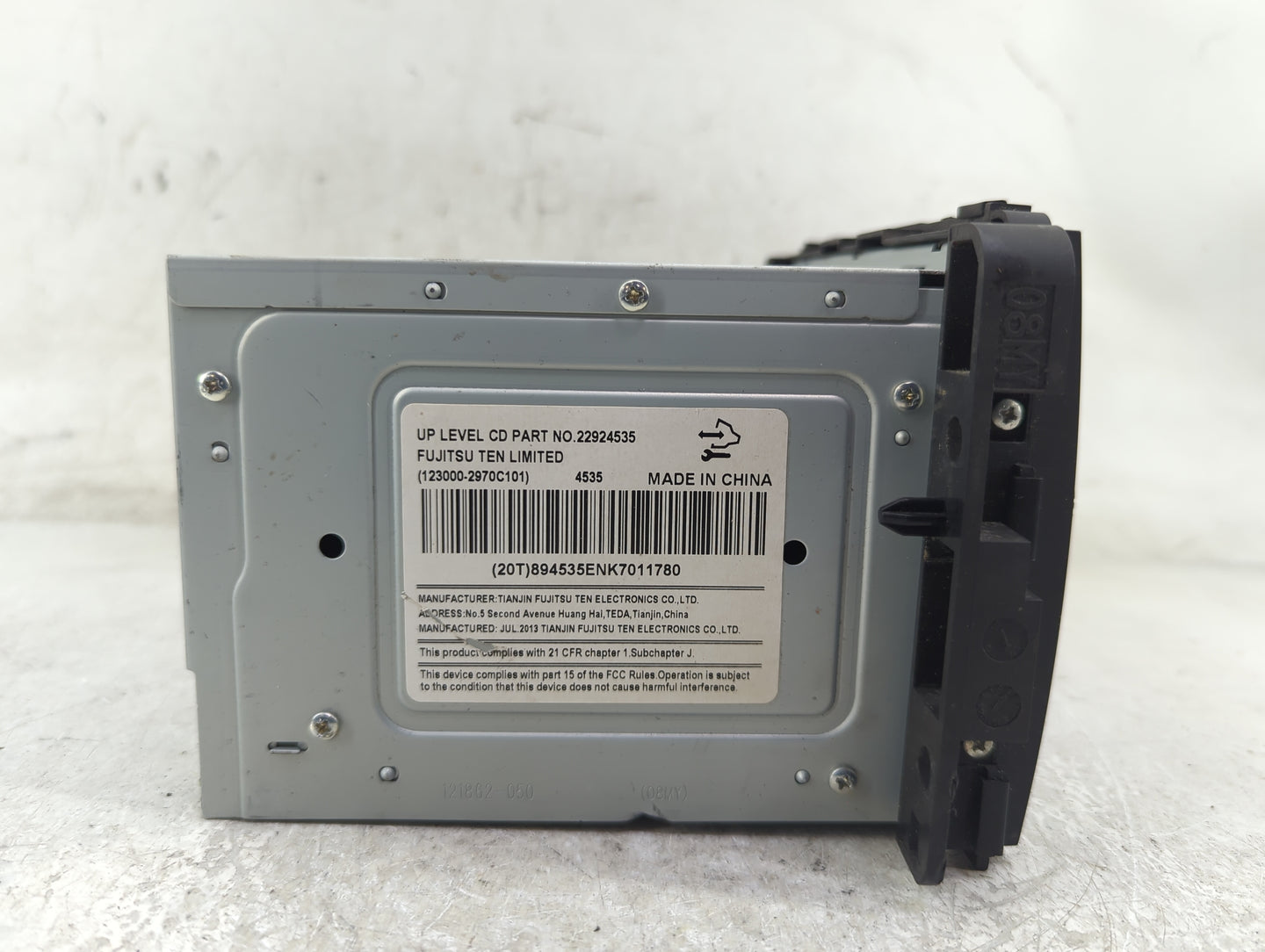 2009-2016 Chevrolet Impala Radio AM FM Cd Player Receiver Replacement P/N:22924535 Fits OEM Used Auto Parts - Oemusedautopar