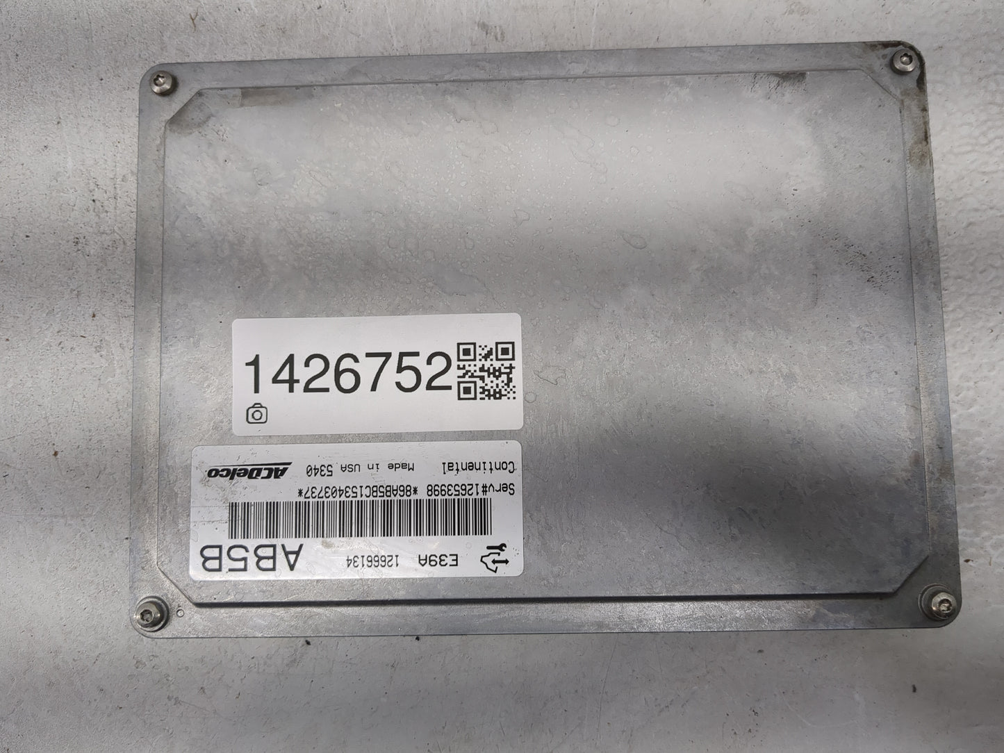 2014-2016 Chevrolet Impala PCM Engine Control Computer ECU ECM PCU OEM P/N:12666134 Fits Fits 2013 2014 2015 2016 OEM Used A
