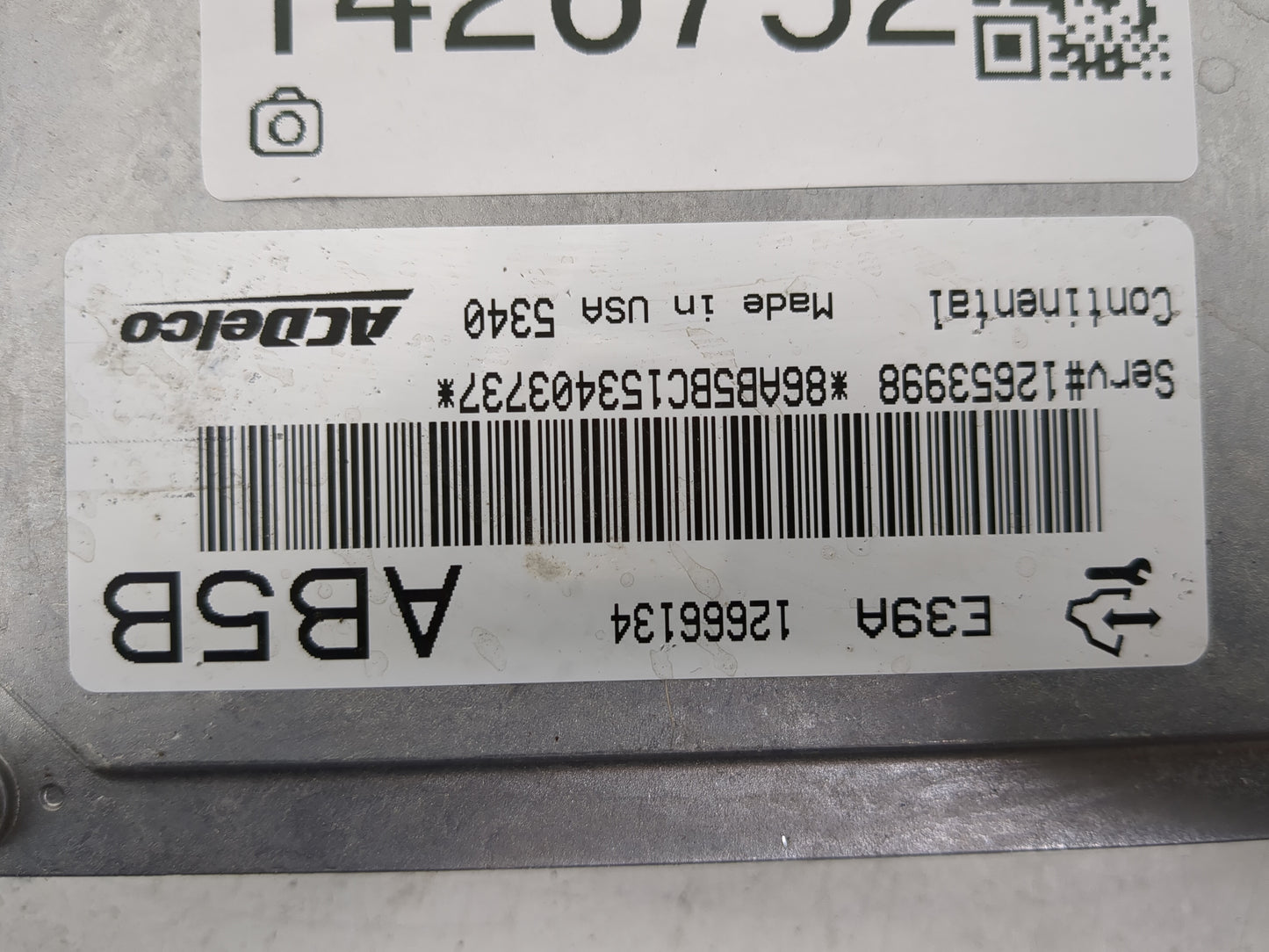 2014-2016 Chevrolet Impala PCM Engine Control Computer ECU ECM PCU OEM P/N:12666134 Fits Fits 2013 2014 2015 2016 OEM Used A
