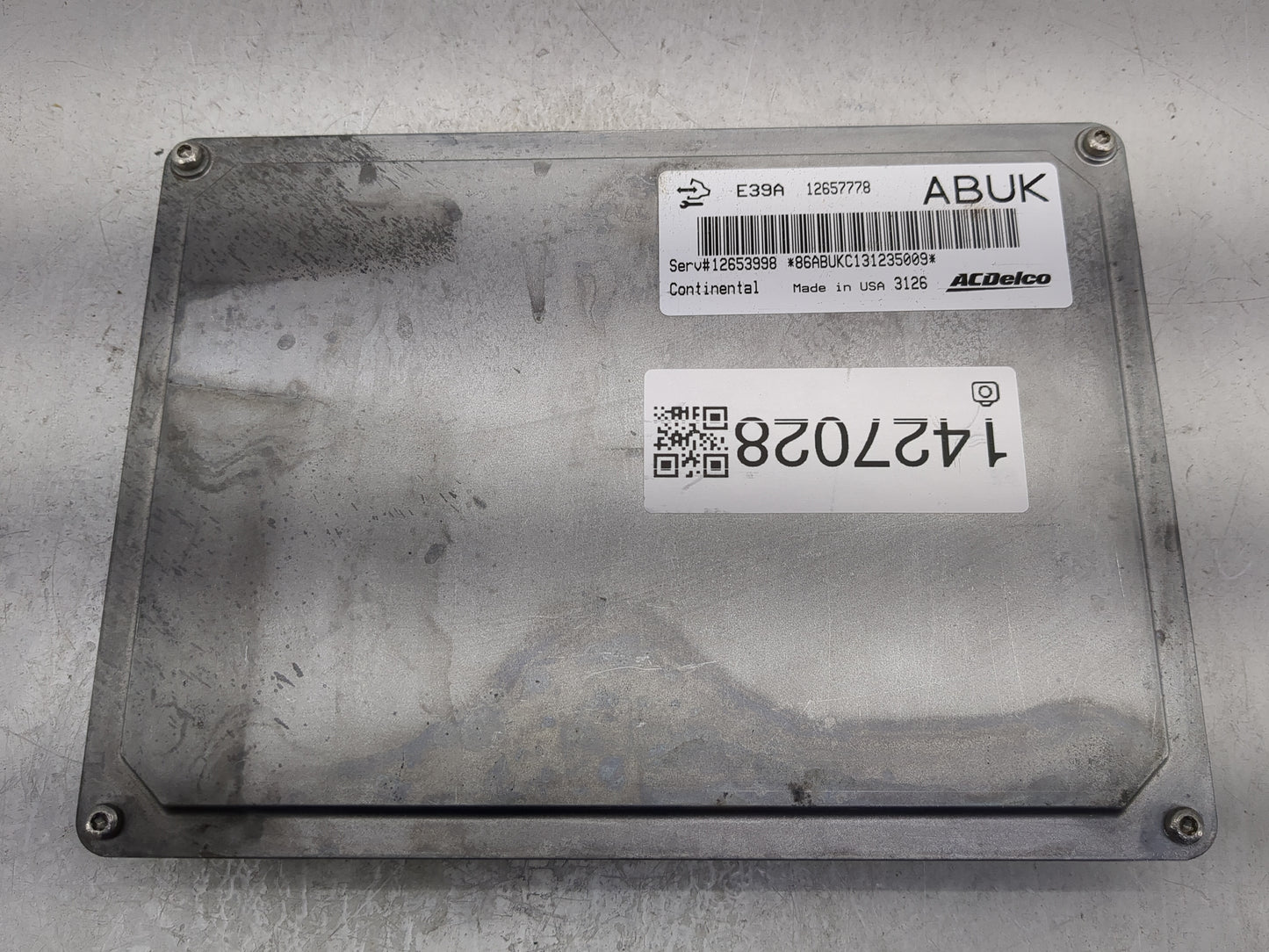 2014-2016 Chevrolet Impala PCM Engine Control Computer ECU ECM PCU OEM P/N:12657778 12653998 Fits Fits 2013 2014 2015 2016 O