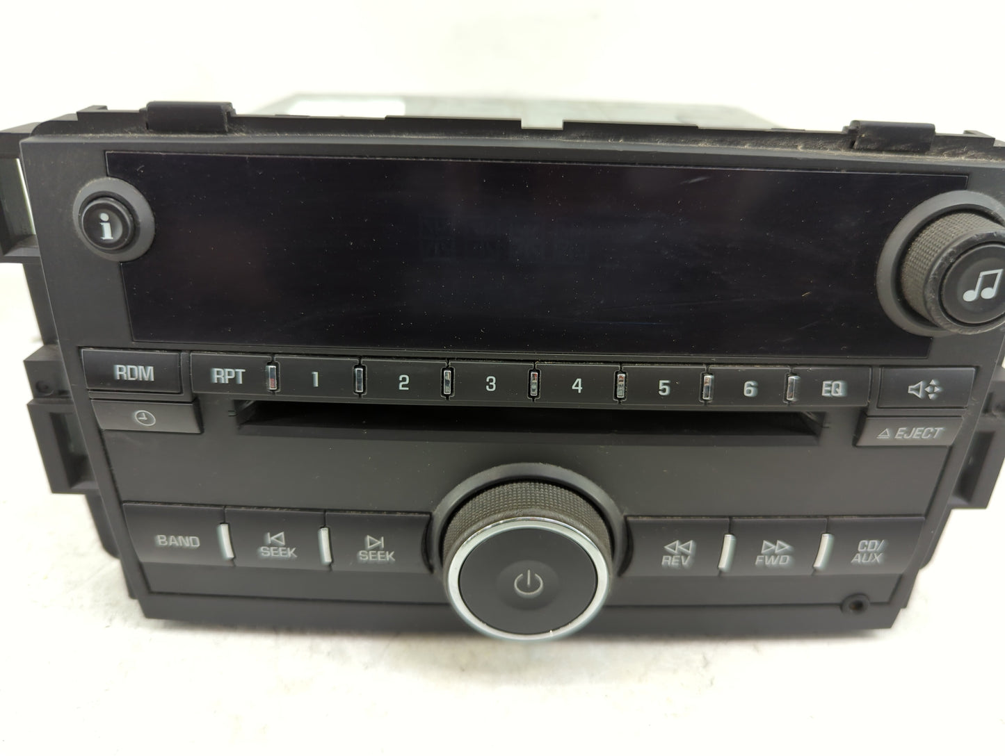 2009-2016 Chevrolet Impala Radio AM FM Cd Player Receiver Replacement P/N:121862-049 Fits OEM Used Auto Parts - Oemusedautop