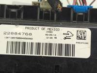 2012-2016 Chevrolet Impala Climate Control Module Temperature AC/Heater Replacement P/N:22884768 Fits OEM Used Auto Parts - 