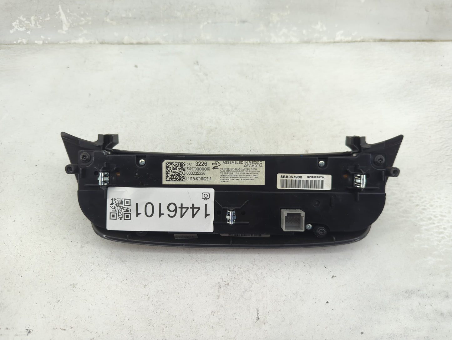 2014-2020 Chevrolet Impala Climate Control Module Temperature AC/Heater Replacement P/N:23113226 QFGM207A Fits OEM Used Auto